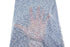 Blue and White Boucle Fancy Open Weave Sweater Knit Fabric by the yard